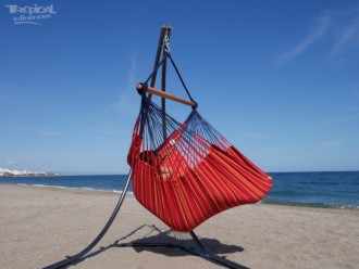 hamac chaise rouge lounger